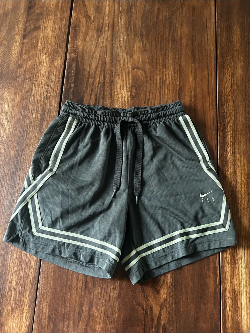 Nike women’s green Fly Running Shorts